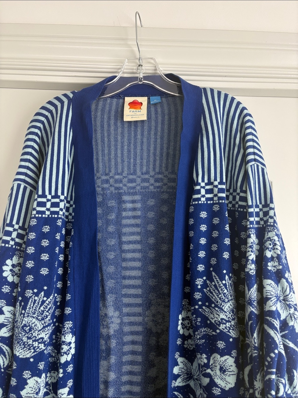 Farm Rio (for Anthropologie)  Open Cardigan, Size XS - Picture 2 of 3